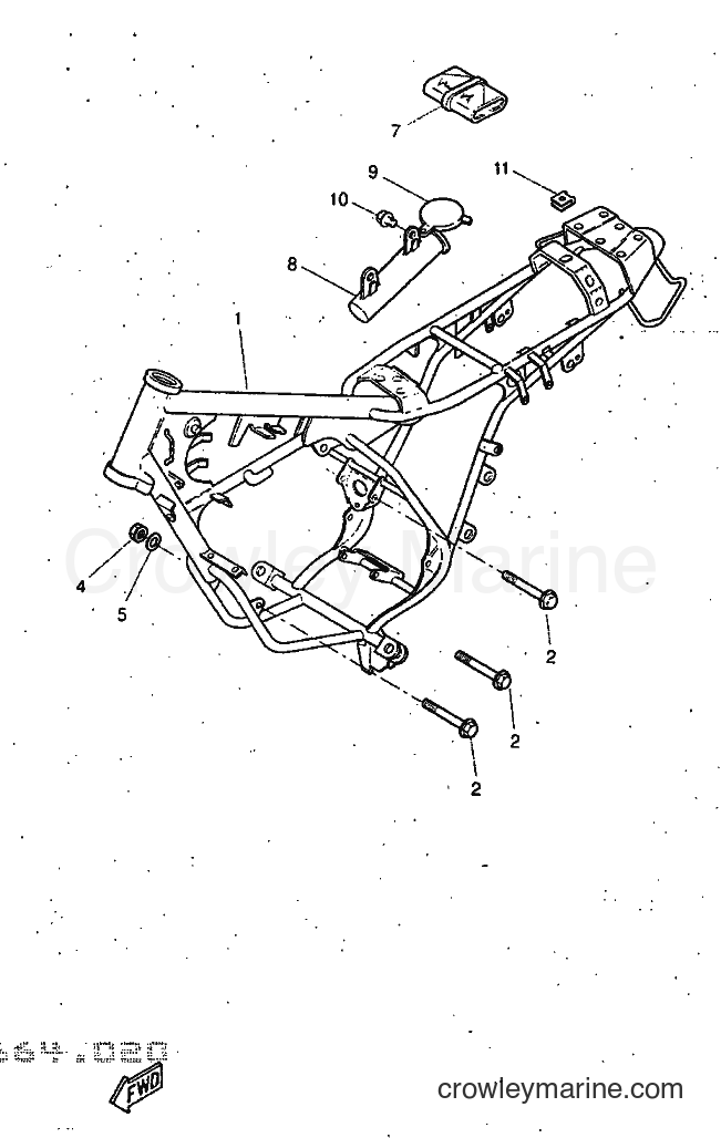 1997 Scooter DT50R - DT50R (5EC1) [999] - FRAME