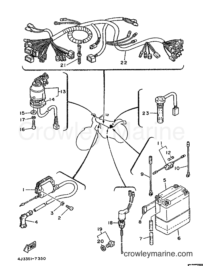 1987 Dirt Bike DT125-MX - DT125-MX (4J3) [999] - ELECTRICAL 1