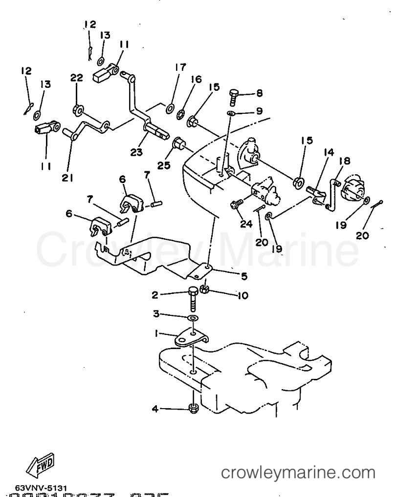 Yamaha Motors 9.9F (63V) [999] - CONTROL 2
