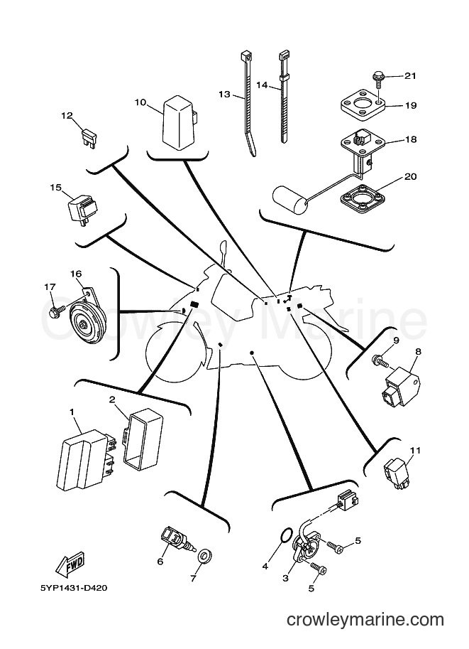 Yamaha Motors LB-135D-CW (2S45) [010] - ELECTRICAL 2