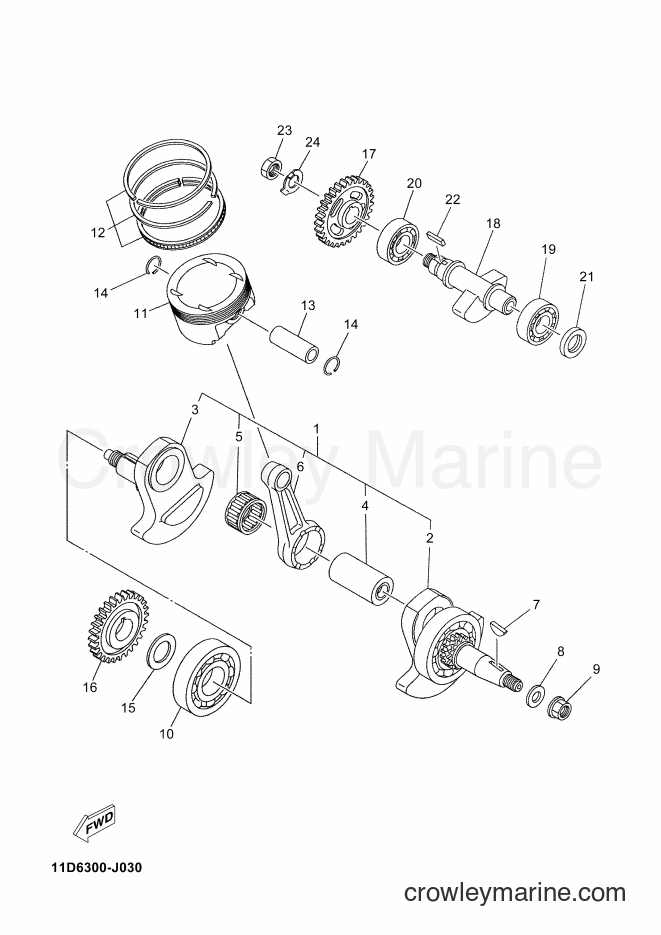 2013 Dirt Bike XT660ZA - XT660ZA (2BE2) [010] - CRANKSHAFT & PISTON