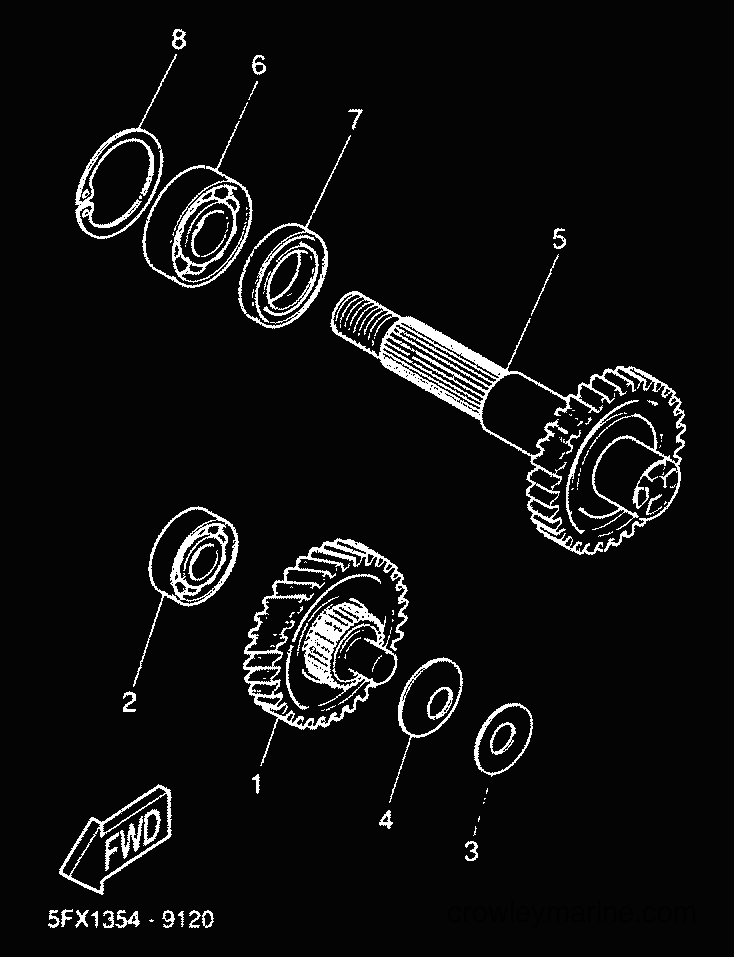 Yamaha Motors CW50RS (5JK3) [010] - FRAME