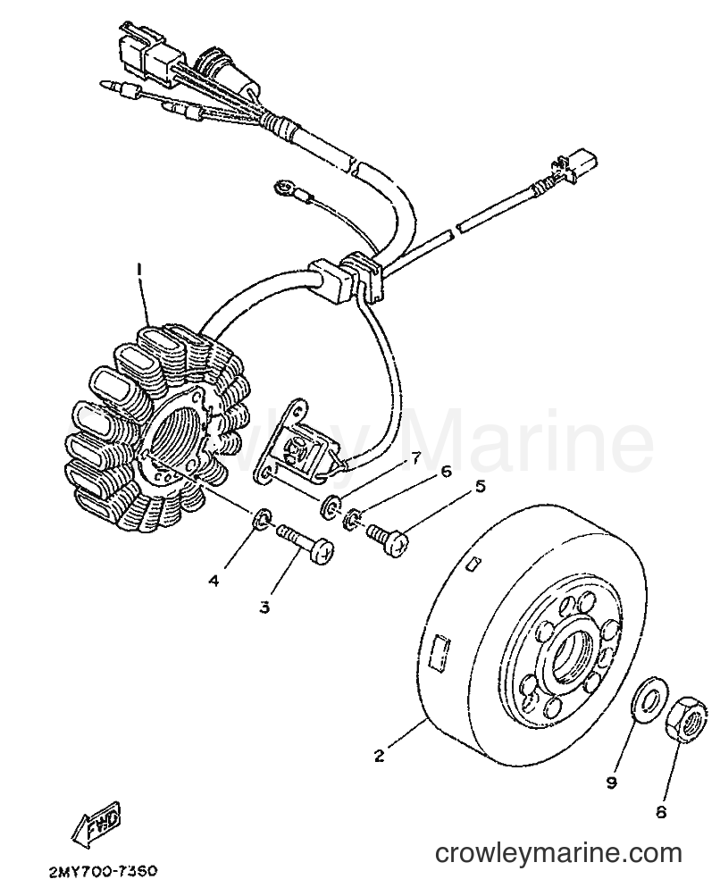 1987 Sport Bike TZR250 - TZR250 (2MA) [99A] - GENERATOR