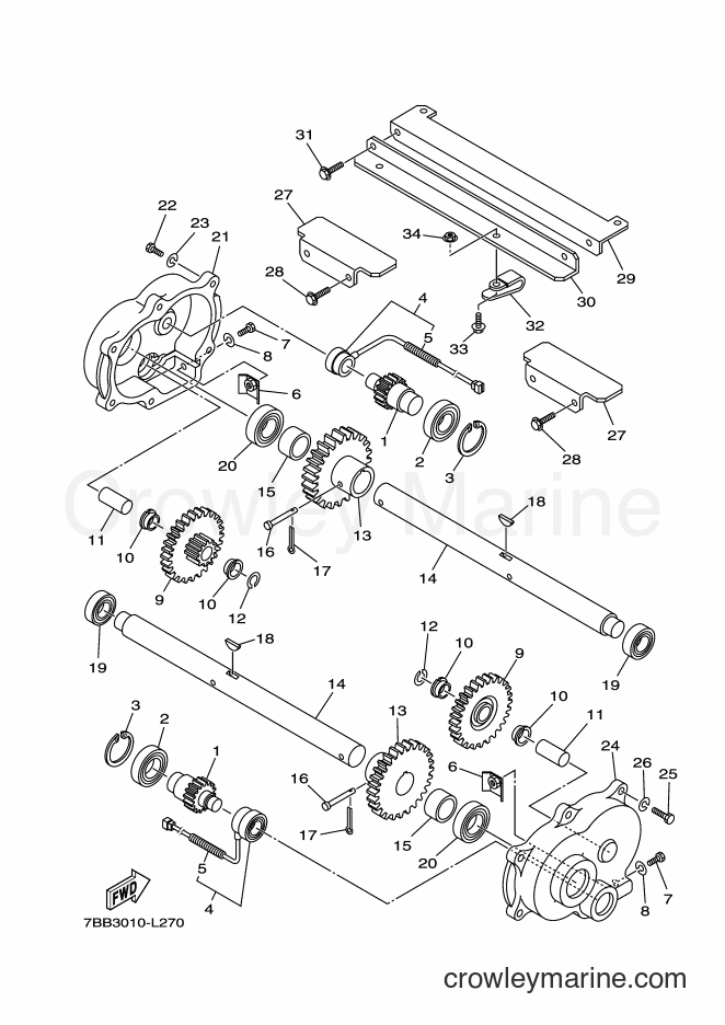 Yamaha Motors YS1390AR (7BB4) [010] - TRANSMISSION 2