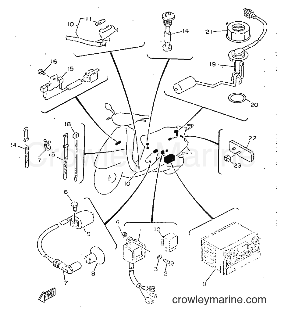 Yamaha Motors YA50N (3UG2) [999] - ELECTRICAL 2