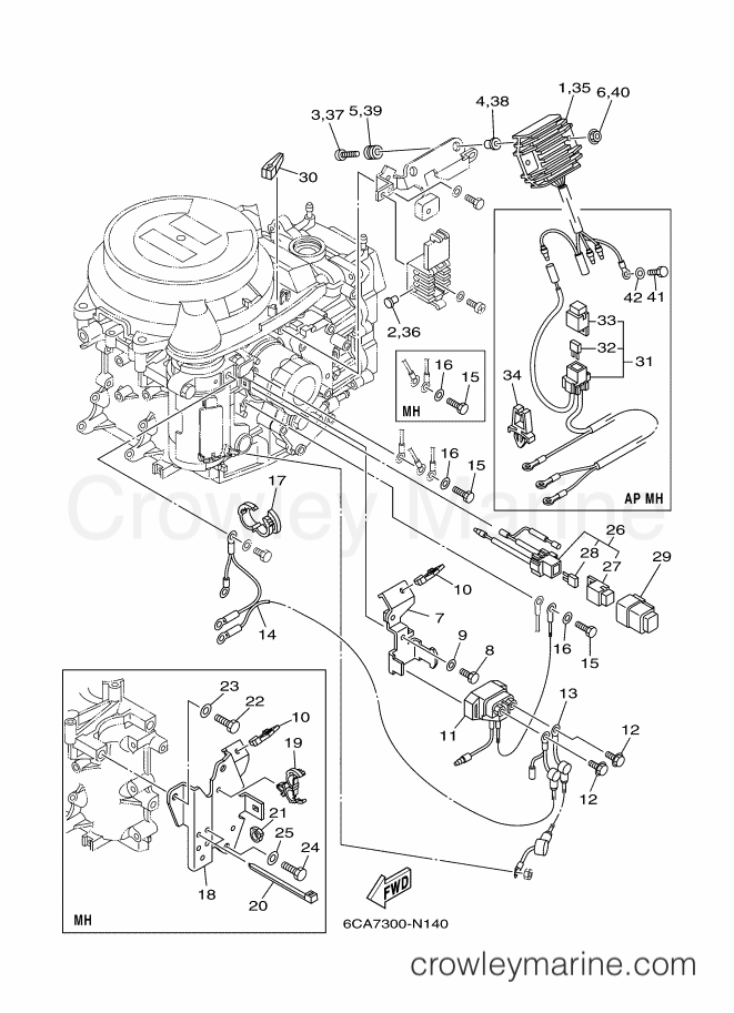 Yamaha Motors F9.9HEL (6CA7) [150] - ELECTRICAL 2