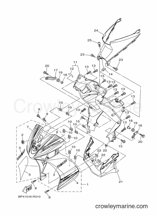 2016 Scooter T115C-5 - T115C-5 (BP41) [010] - LEG SHIELD