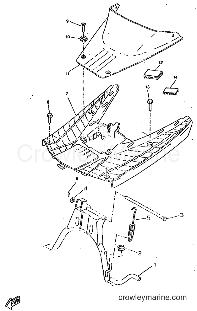 1998 Scooter CW50RSP - CW50RSP (4WL6) [010] - STAND & FOOTREST