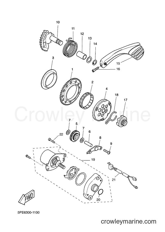 Yamaha Motors YQ50L (5PUC) [030] - STARTER