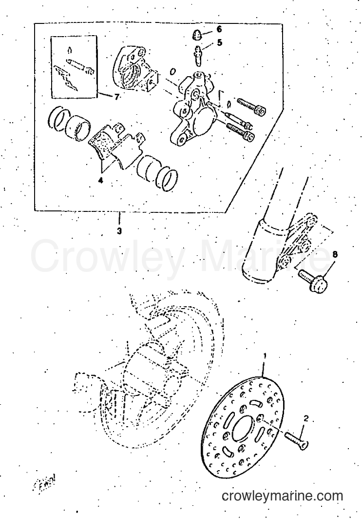 1997 Scooter CW50RSP - CW50RSP (4WL3) [999] - FRONT BRAKE