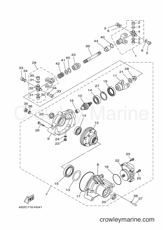 Yamaha Motors YFM450FWAN (37SE) [010] - FRONT DIFFERENTIAL