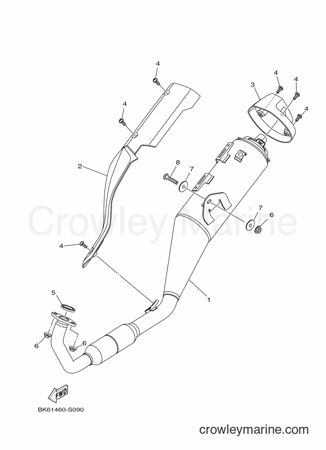 2018 Sport Bike YZF155 - YZF155 (B9B3) [010] - EXHAUST