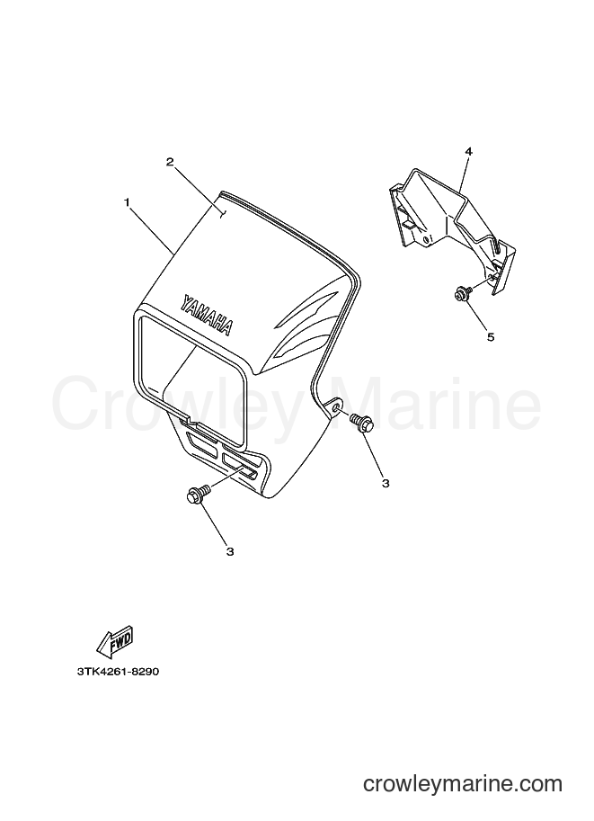 Yamaha Motors DT175 (3FJB) [010] - COWLING 1