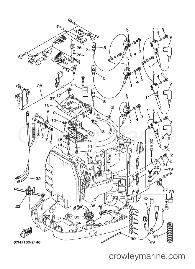 Yamaha Motors D150NETOL (67N2) [030] - ELECTRICAL 2