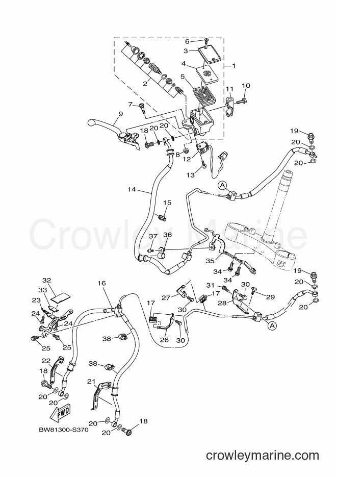 2017 Street Bike MTN1000D - MTN1000D (BW83) [010] - FRONT MASTER CYLINDER