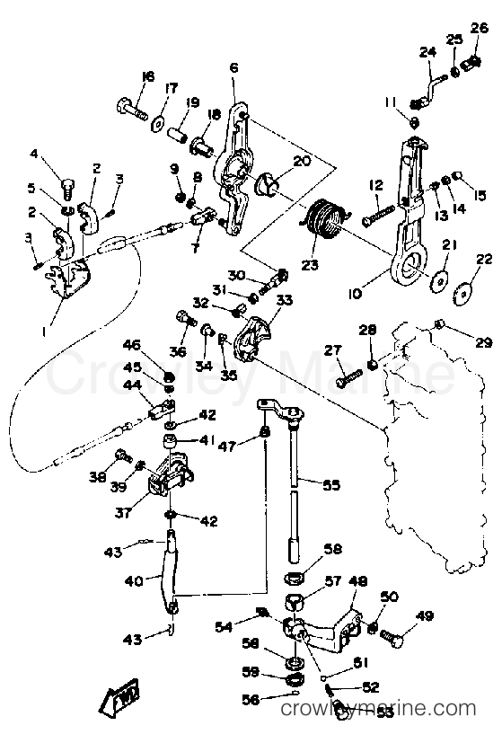 Yamaha Motors P150TLRP - CONTROL ENGINE
