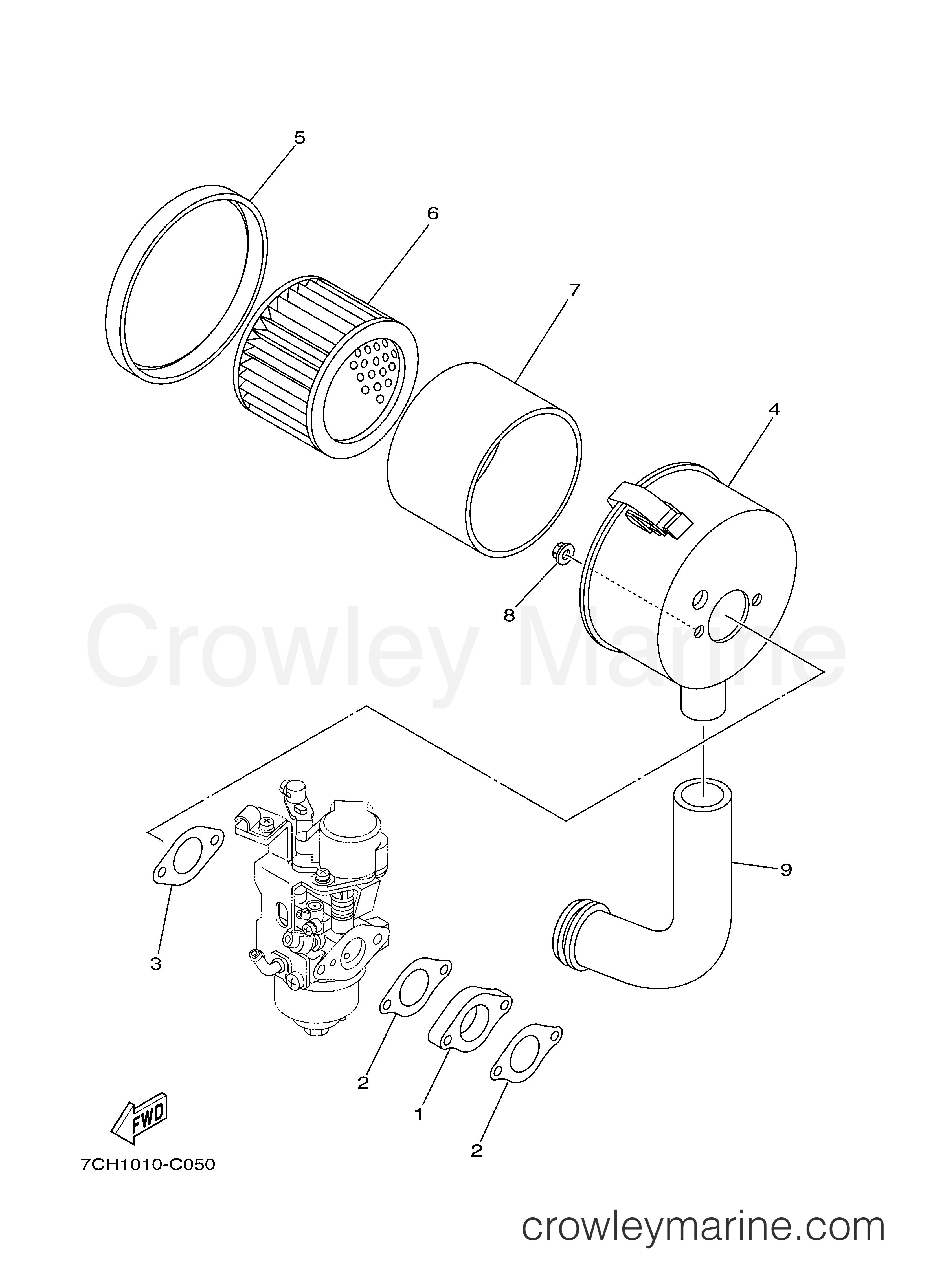 Yamaha Motors EF3000ISEC - INTAKE