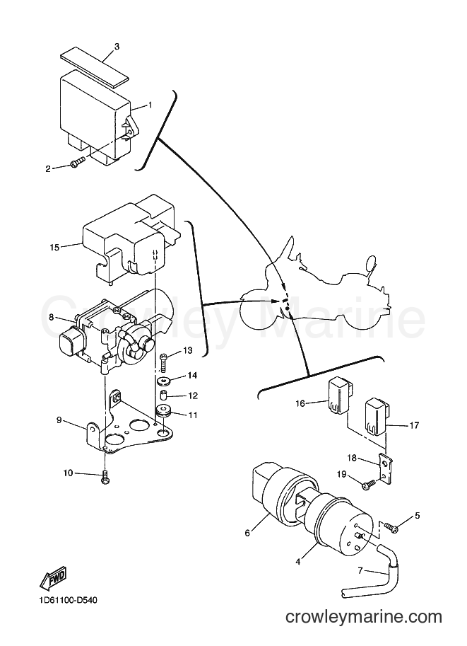 Yamaha Motors XVZ13CT (1D6C) [010] - ELECTRICAL 3