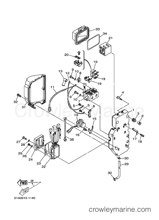 Yamaha Motors 250A (61A0) [120] - ELECTRICAL 3
