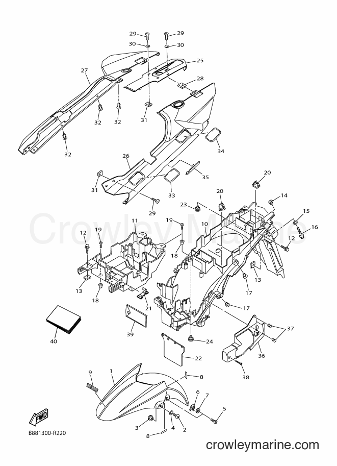 2016 Sport Bike FJR1300-A - FJR1300-A (B881) [050] - FENDER