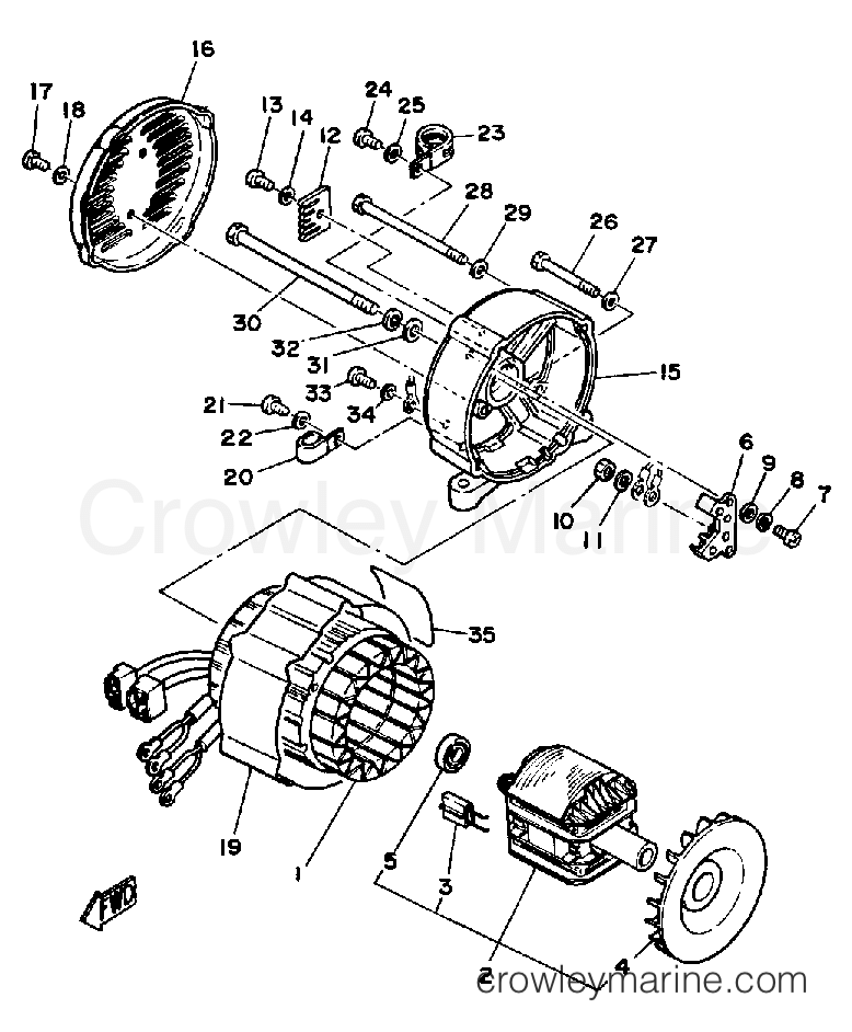 Yamaha Motors EF2000 - GENERATOR (~800100)