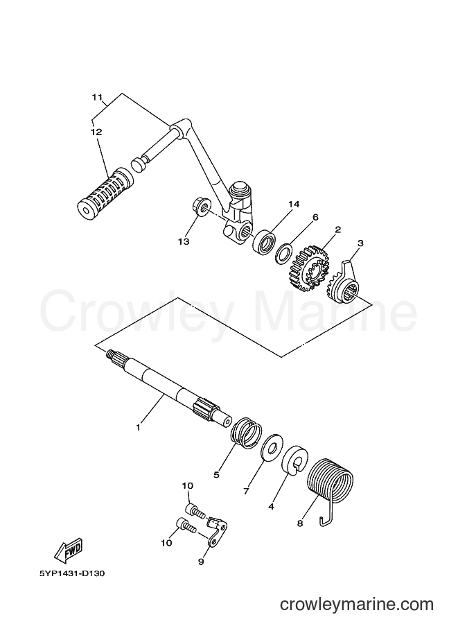 Yamaha Motors T135F (2S59) [010] - STARTER