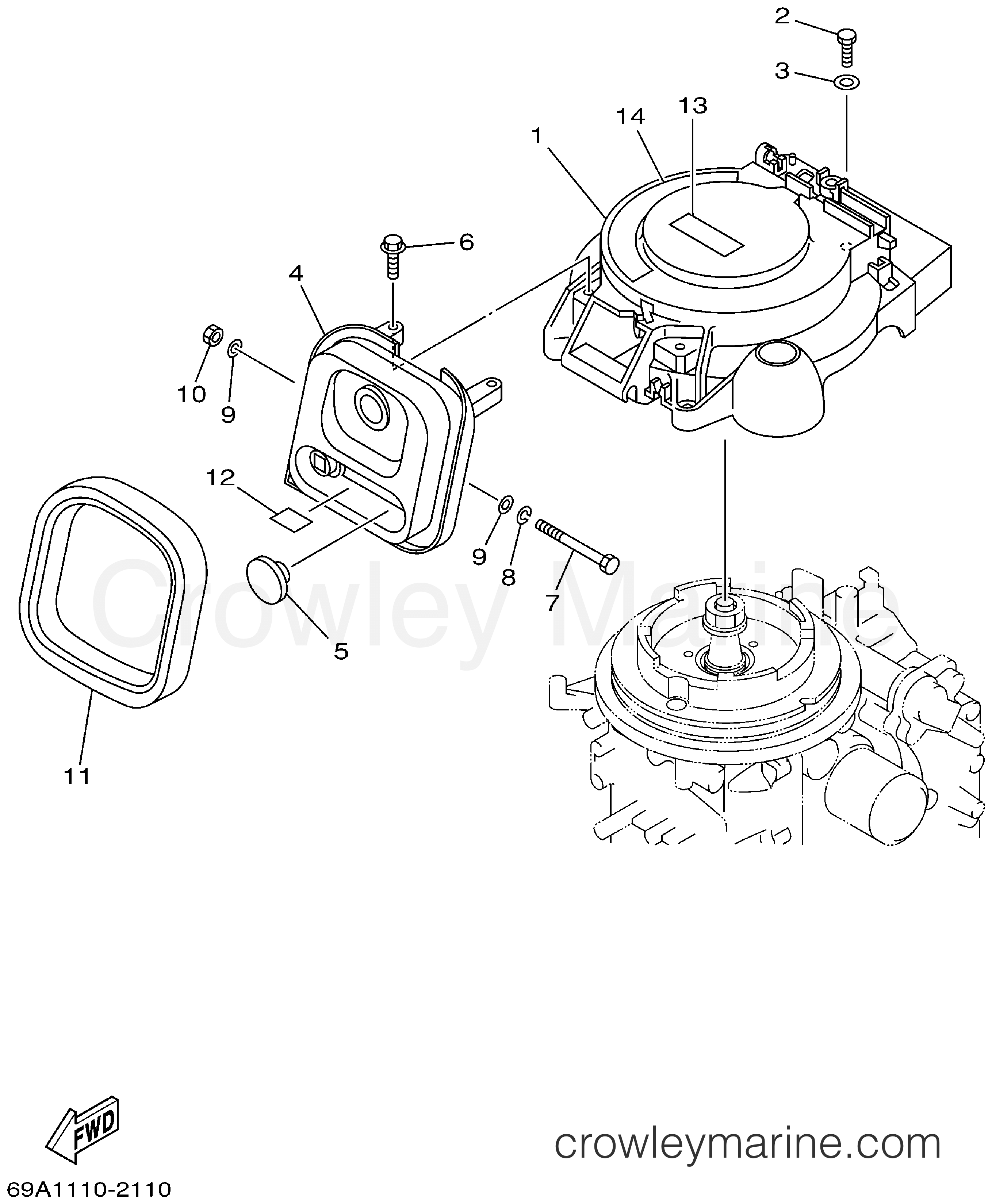 Yamaha Motors F15PLHA - STARTER