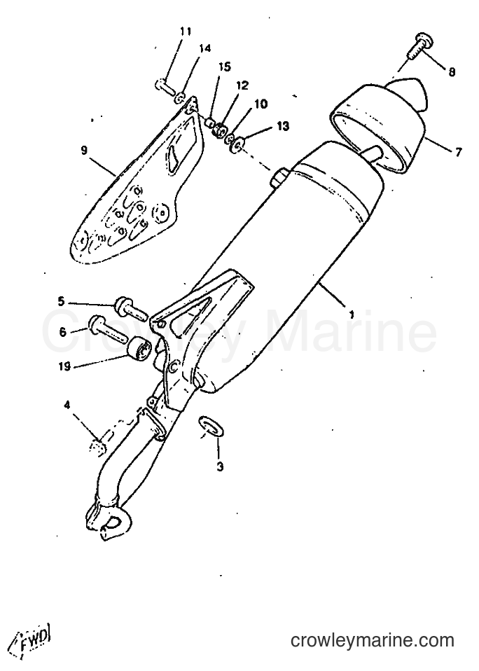1998 Scooter CW50RS - CW50RS (4TDK) [010] - EXHAUST