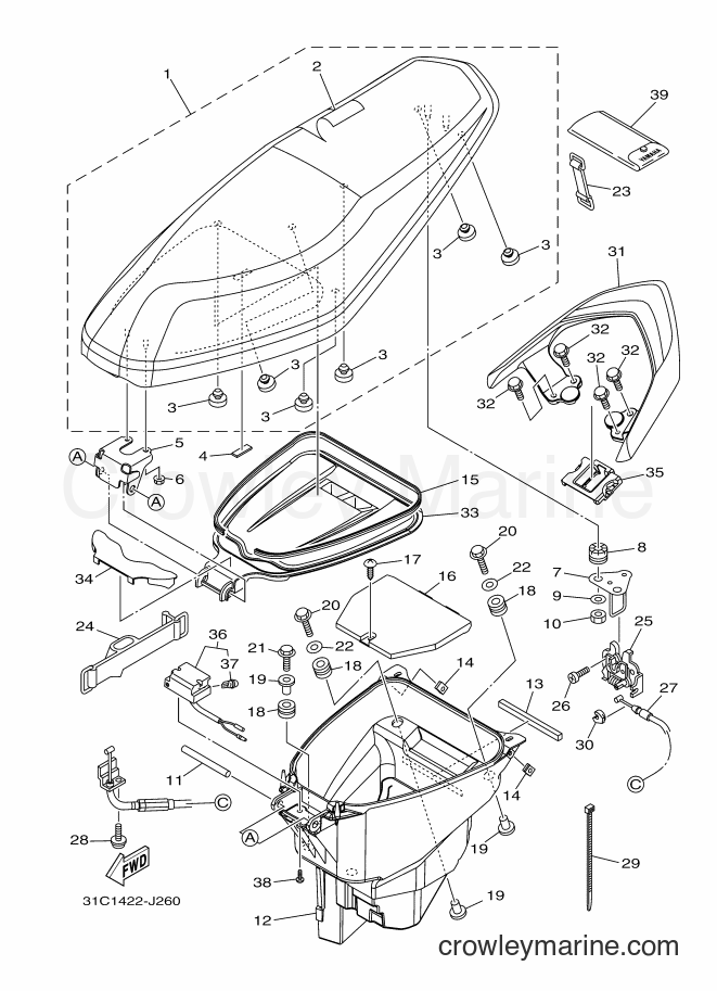 Yamaha Motors T115SE (31C7) [010] - SEAT