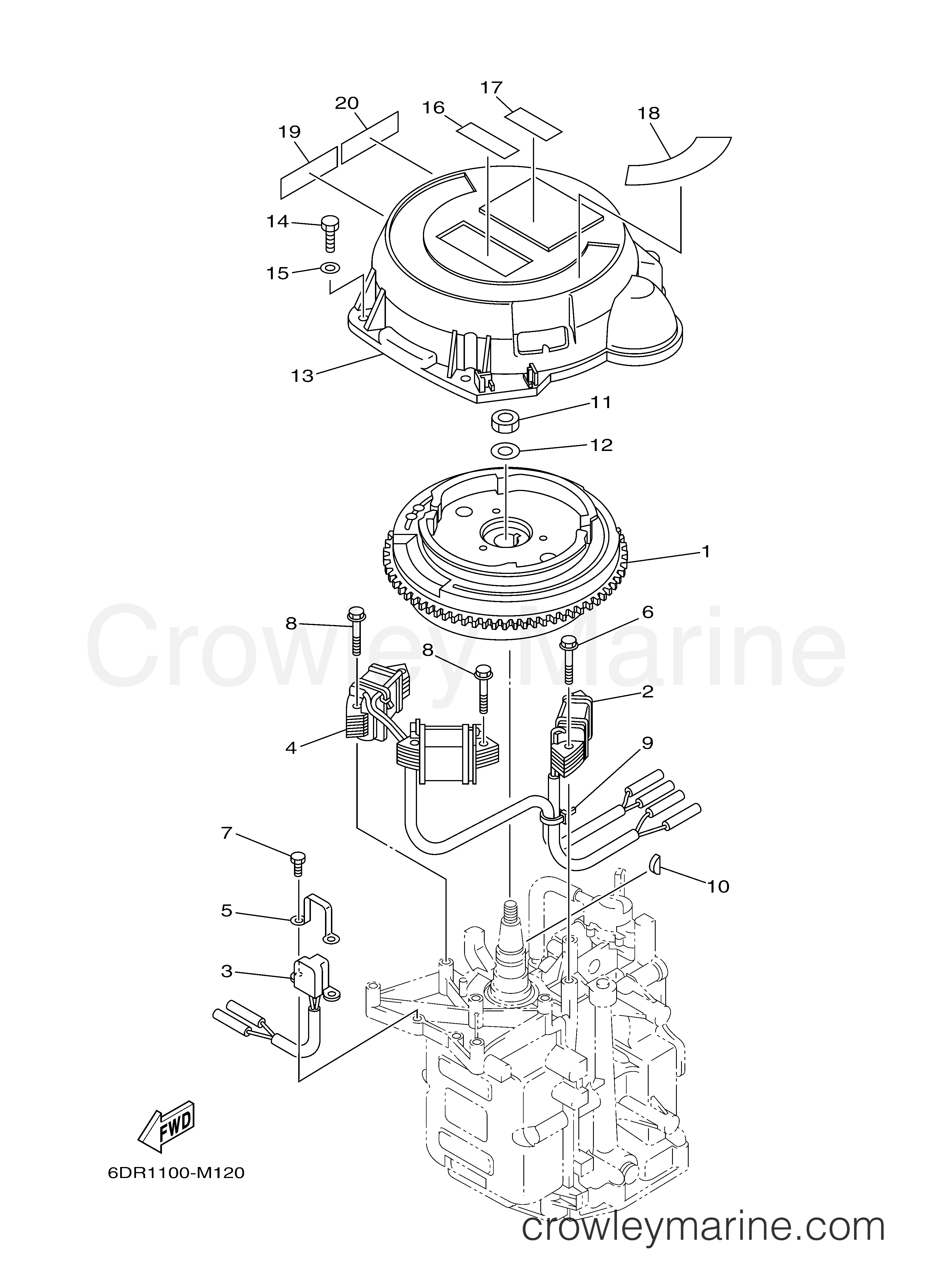 Yamaha Motors T9.9XPB - GENERATOR