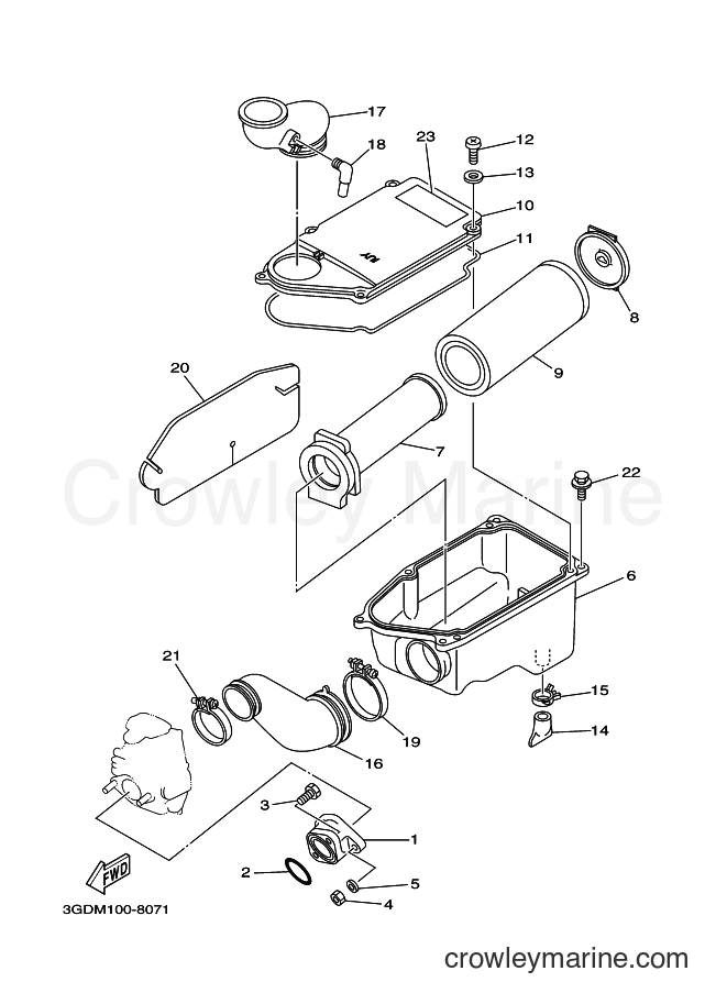 Yamaha Motors YF350X (5NF8) [030] - INTAKE