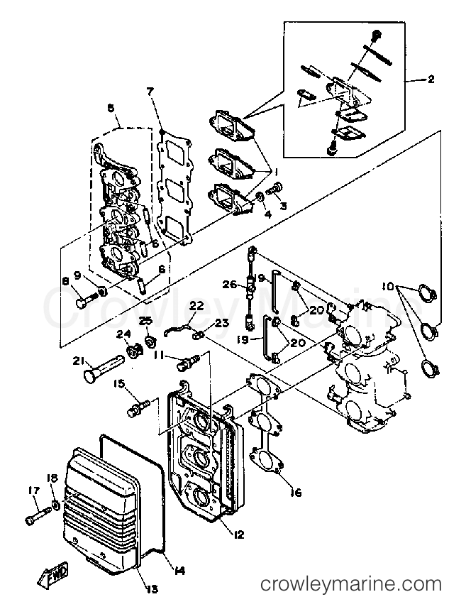 Yamaha Motors 30LG - INTAKE