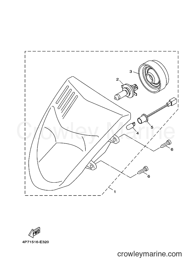 Yamaha Motors XC125E (4P75) [020] - HEADLIGHT