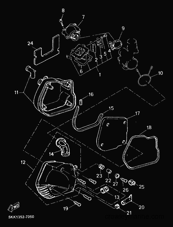 1999 Scooter YN100 - YN100 (5KK1) [99C] - INTAKE