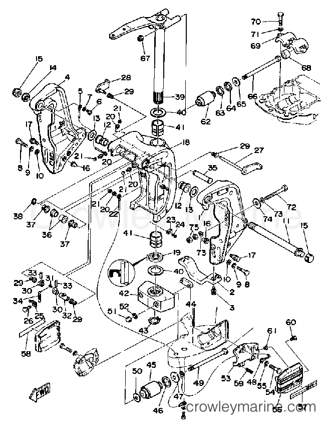 Yamaha Motors PROV150LF - BRACKET