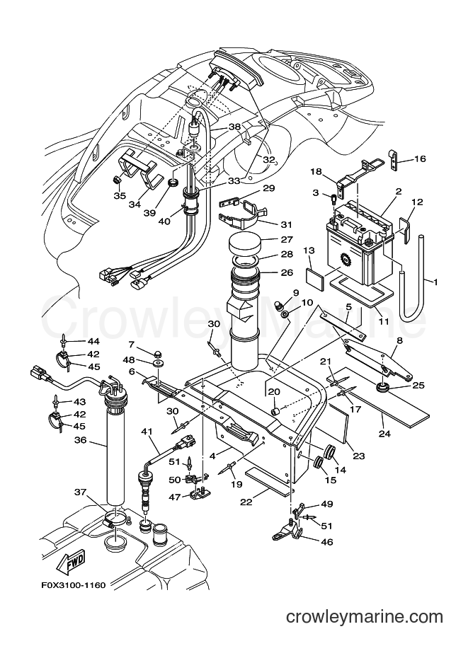Yamaha Motors GP1200A-Z (F0X3) [020] - ELECTRICAL 2