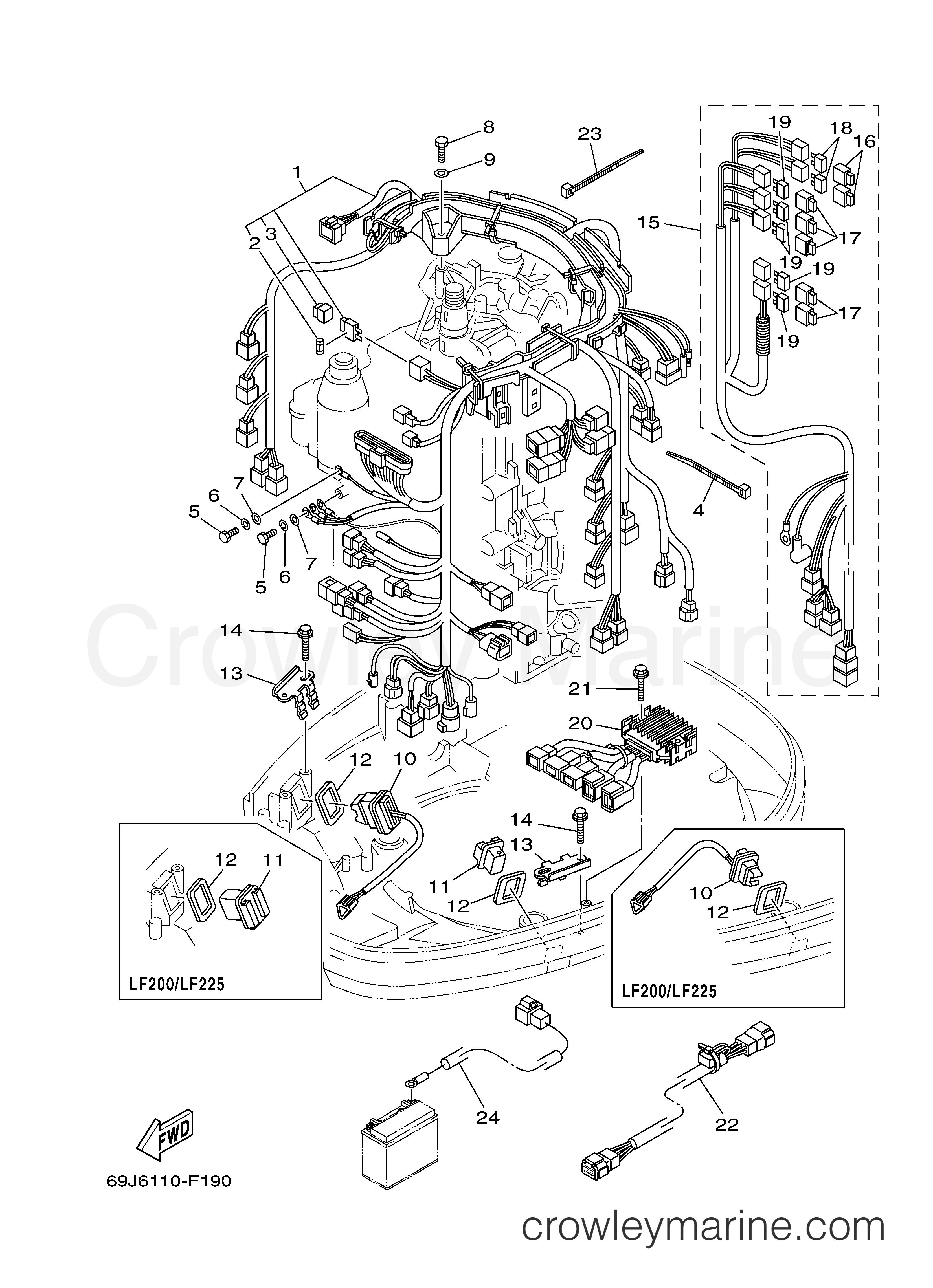 Yamaha Motors F225TXR - ELECTRICAL 3