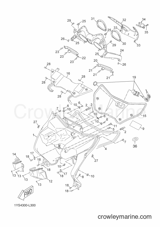 Yamaha Motors YP125RA (2AB8) [030] - LEG SHIELD