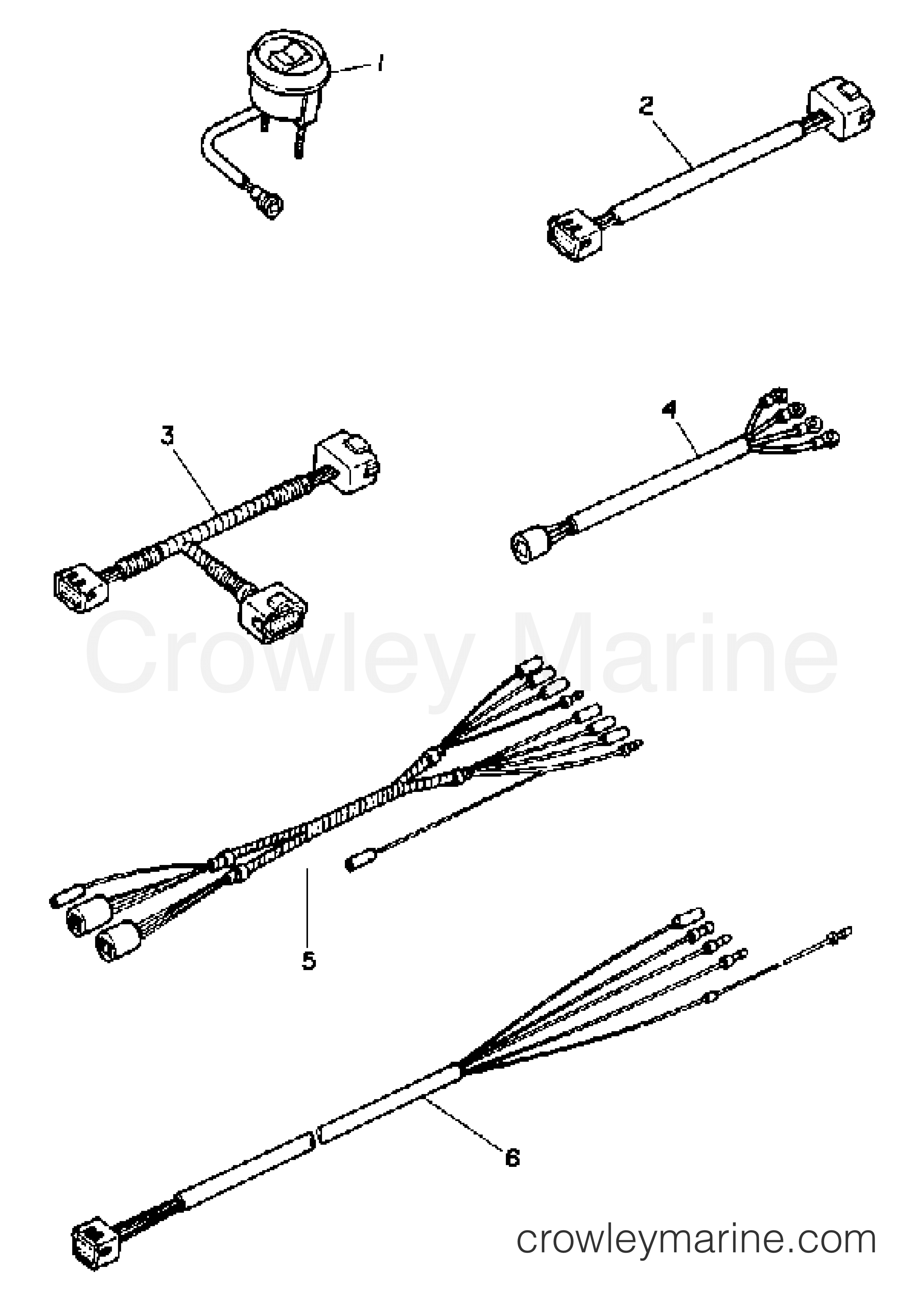 Yamaha Motors INTERMEDIATE - OPTIONAL PARTS RIGGING ACCESSORIES