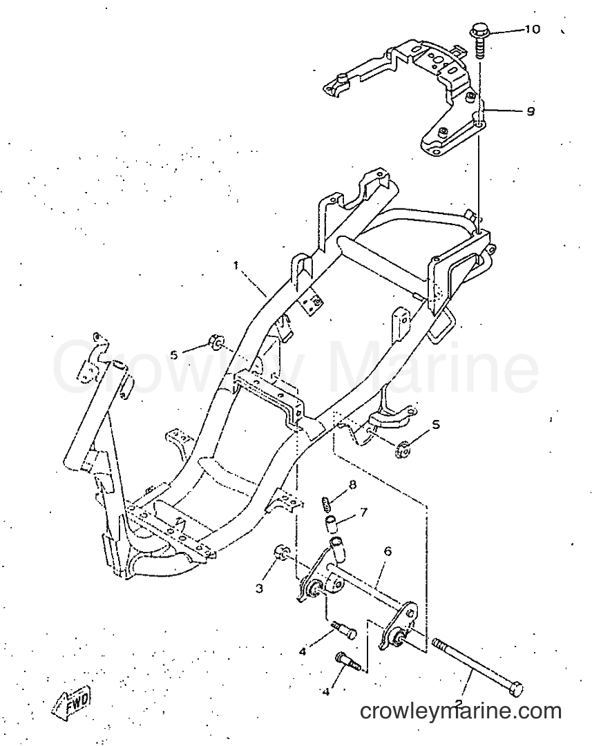 Yamaha Motors YN50 (5BV1) [010] - FRAME