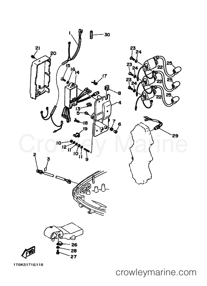 Yamaha Motors E60HM (6K5) [020] - ELECTRICAL