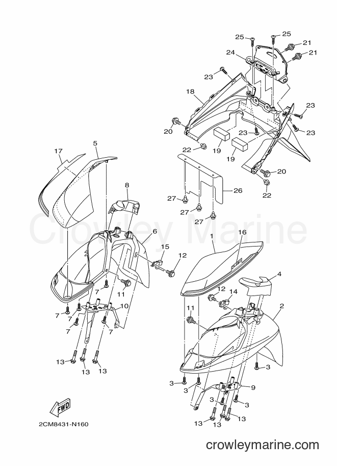 Yamaha Motors MW125 (2CM8) [010] - FENDER