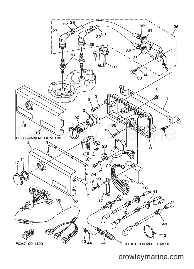 Yamaha Motors XL700Z (F0M7) [03A] - ELECTRICAL 1