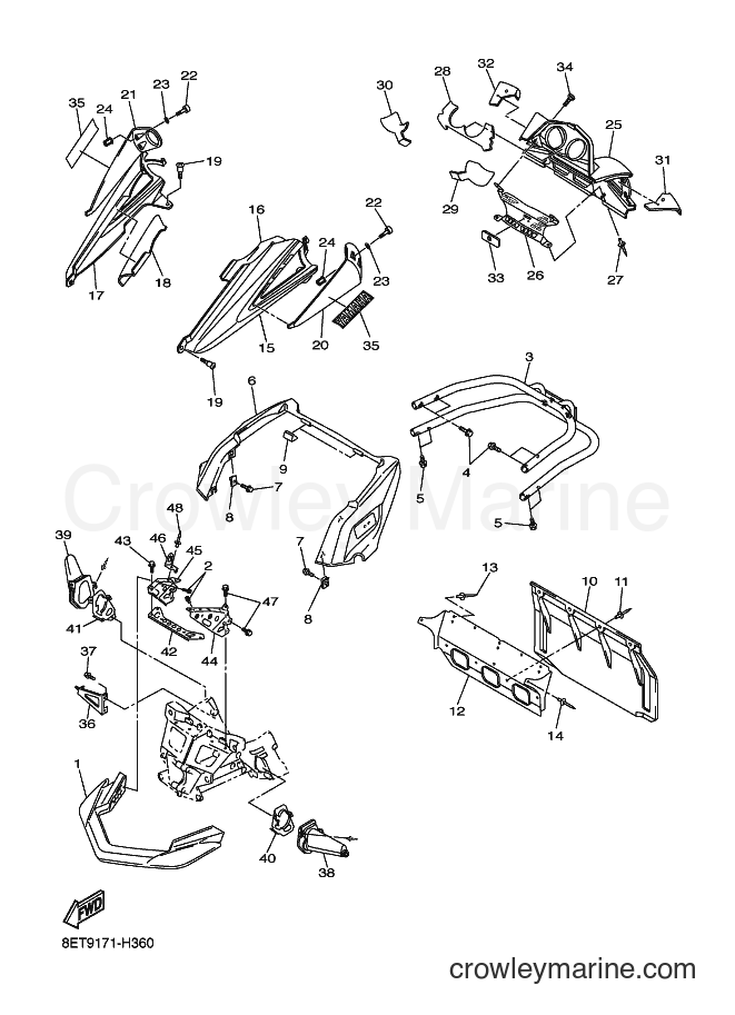 2009 Snowmobile RS10VT - RS10VT (8ET9) [020] - BUMPER
