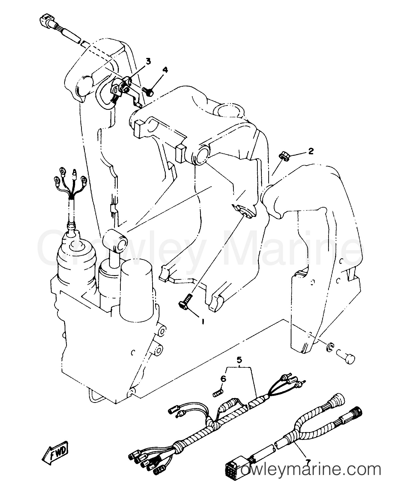 Yamaha Motors L250TXRR - BRACKET 2