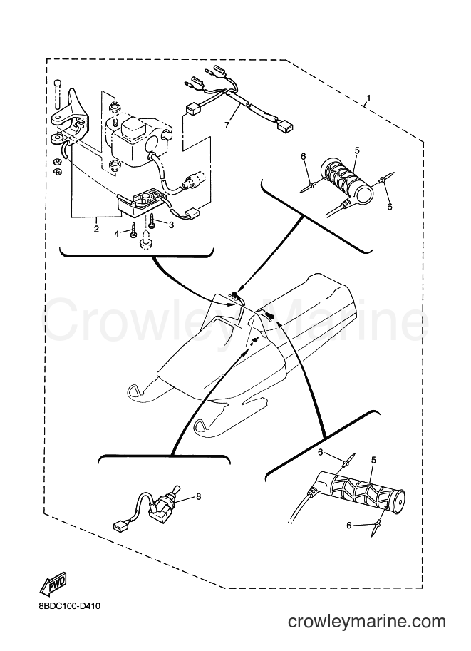 2011 Snowmobile BR250T - BR250T (8BDM) [010] - ALTERNATE THUMB WARMER KIT