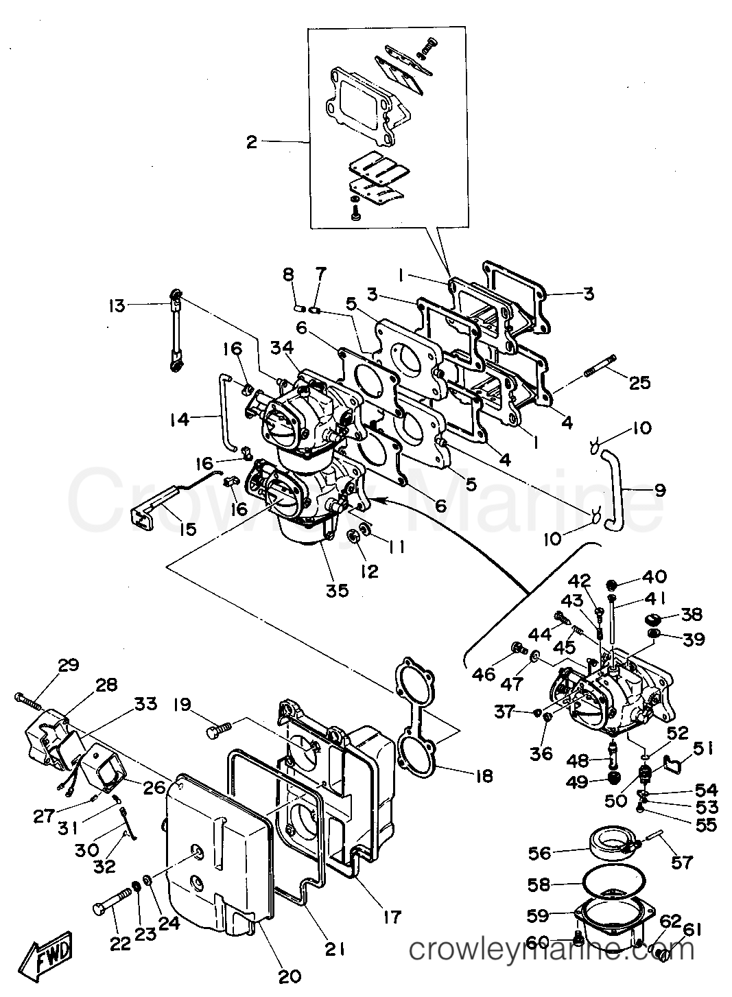 Yamaha Motors C55TLRT - INTAKE