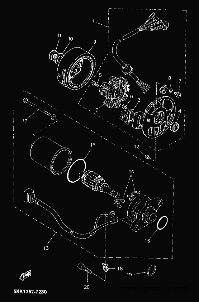 1999 Scooter YN100 - YN100 (5KK1) [999] - GENERATOR