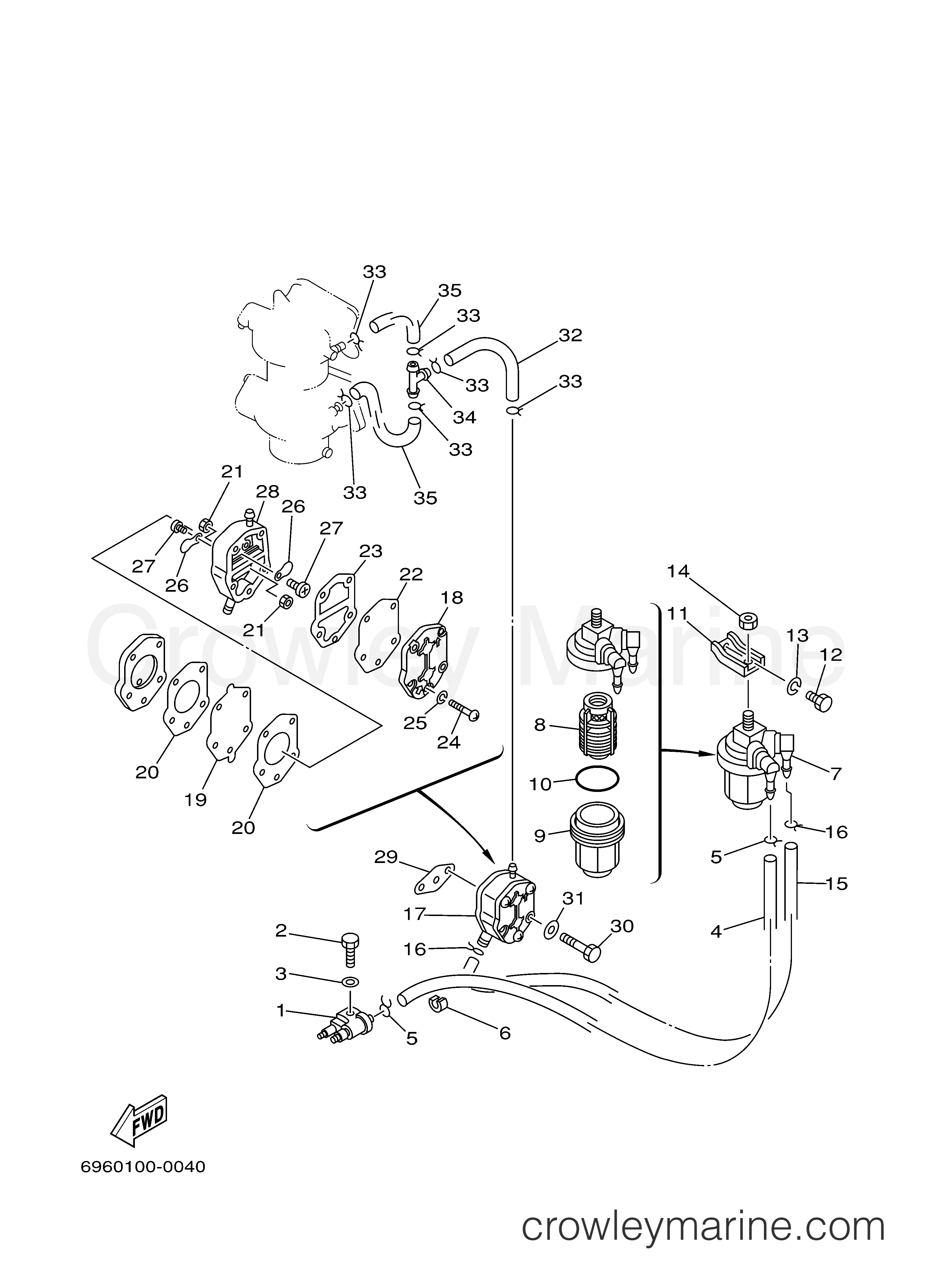 Yamaha Motors E48MLHY - FUEL