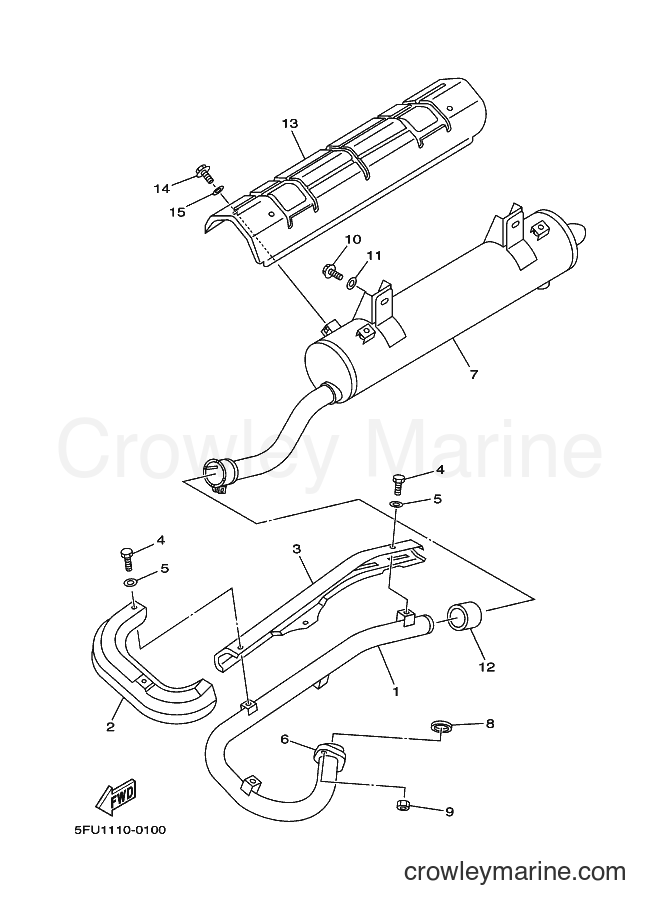 2000 ATV YFM400FWN - YFM400FWN (5FU3) [010] - EXHAUST